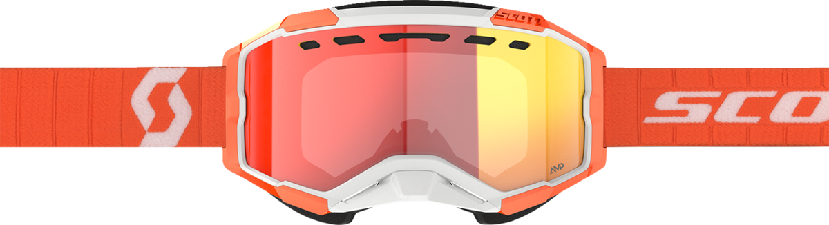 SCOTT Fury Snow Cross Goggle - Orange - Enhancer Red Chrome Lens 278605-0036312