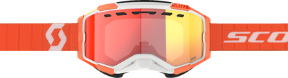 SCOTT Fury Snow Cross Goggle - Orange - Enhancer Red Chrome Lens 278605-0036312