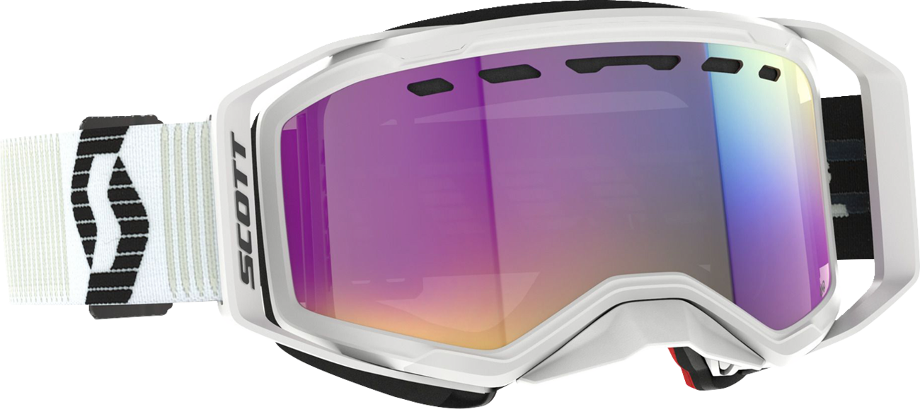 SCOTT Prospect 2.0 SMB Goggle - White/Black - AMP Teal Chrome Lens 421503-1035315