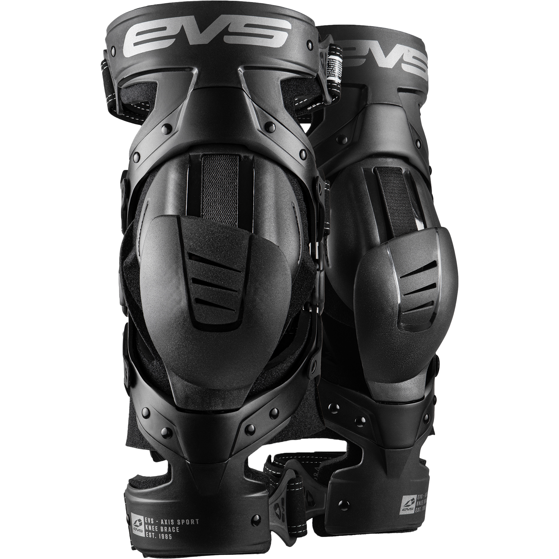 Axis Sport Knee Brace Pair Black/Black/Grey Lg