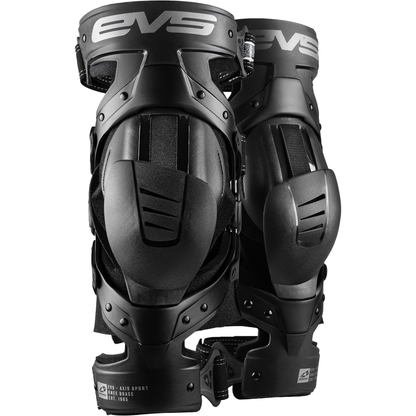 Axis Sport Knee Brace Pair Black/Black/Grey Sm
