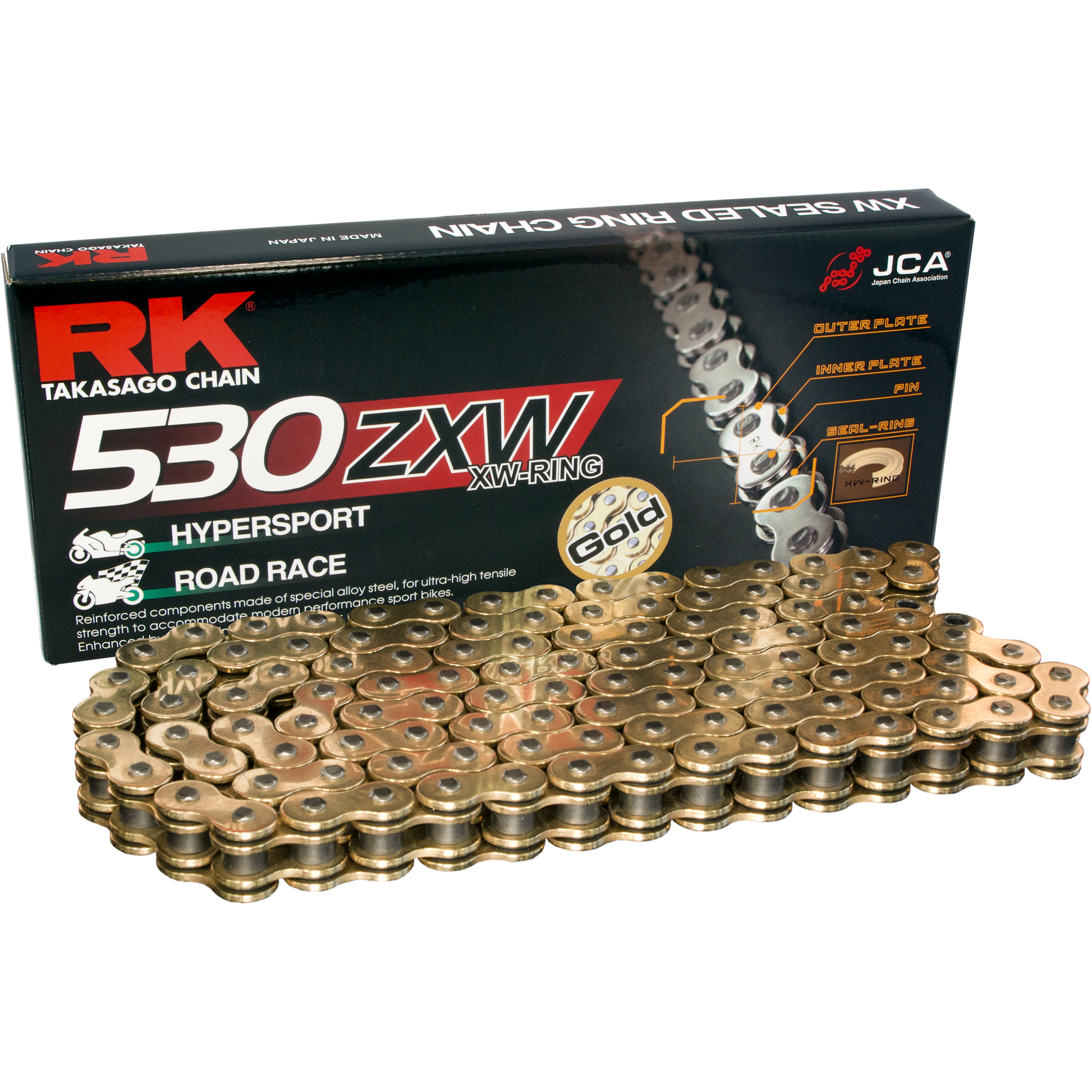 Gb530zxw Drive Chain Gold 530 X 130