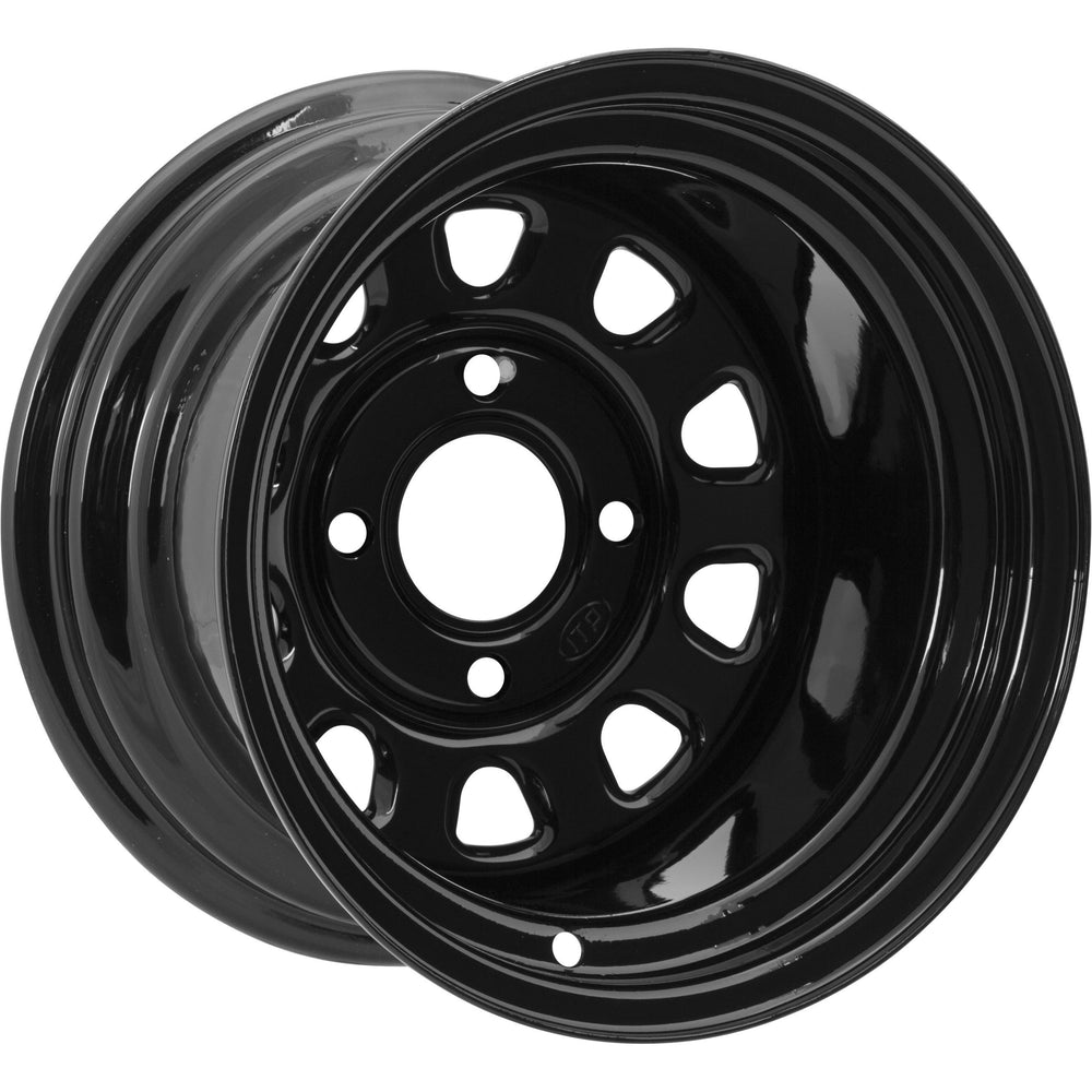 Delta Steel Wheel 12x7 4/156 4+3 Black 12mm