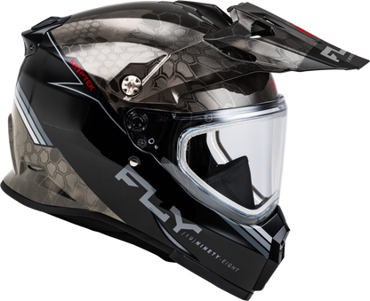 Trekker Cw Conceal Helmet Dual Shld Black/Grey/White Xl