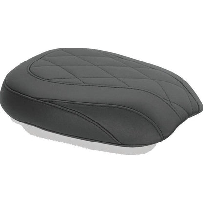 Mustang 11-13 Harley Blackline, 12-17 Slim/Slim S Wide Tripper Passenger Seat Diamond Stitch - Blac