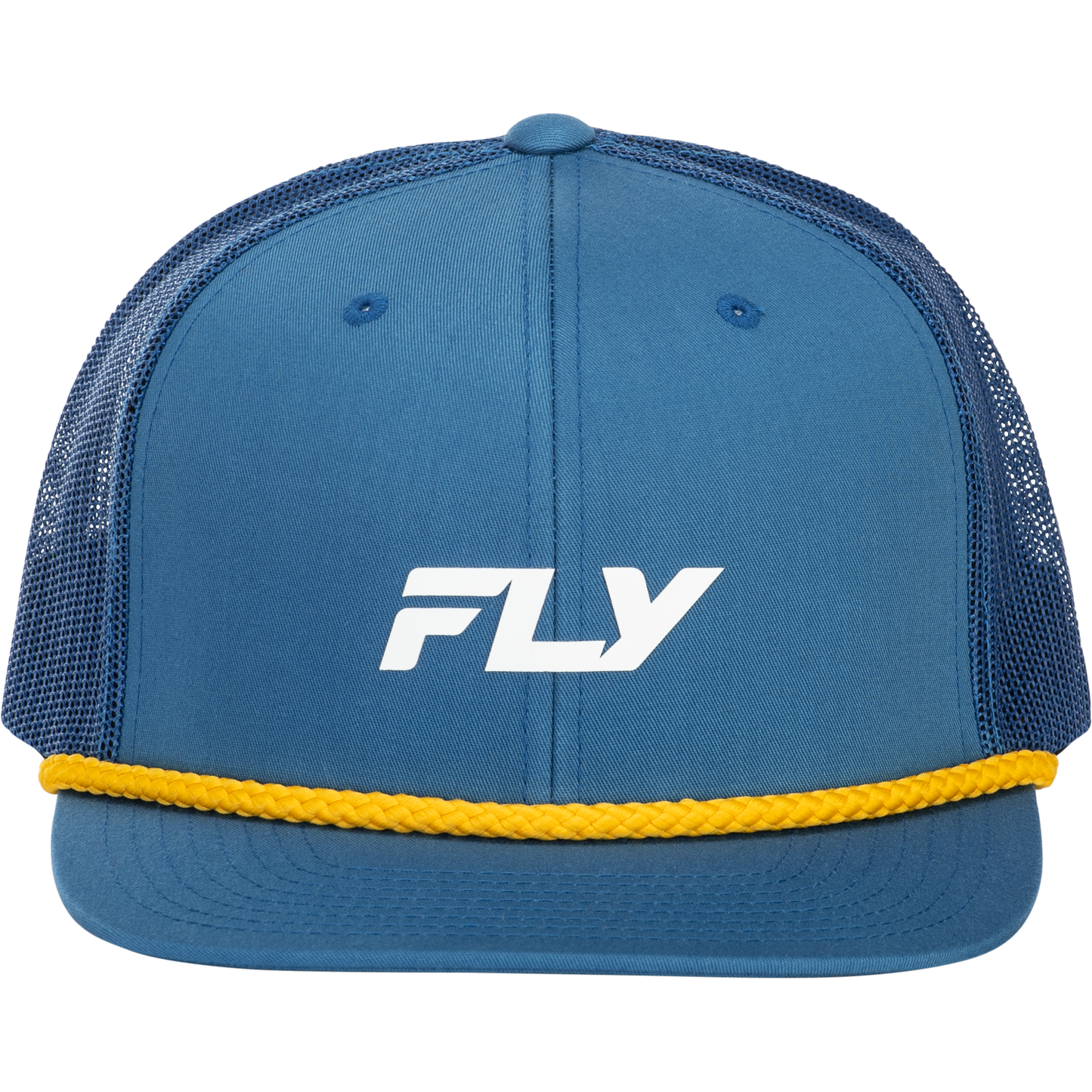 Fly Trucker Hat Blue/Yellow