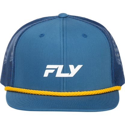 Fly Trucker Hat Blue/Yellow