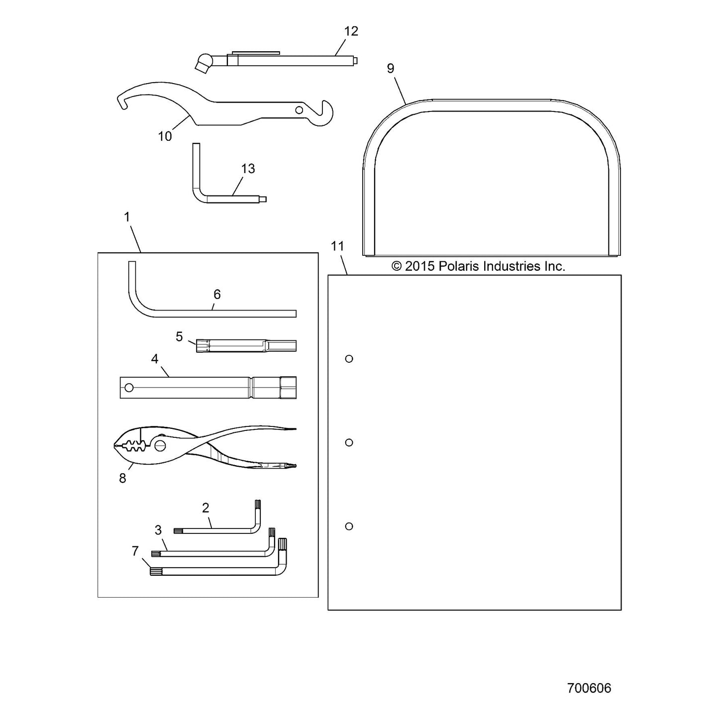 Polaris RZR MAN-OWN, 20 RZR TURBO/4, Genuine OEM Part 9929975, Qty 1
