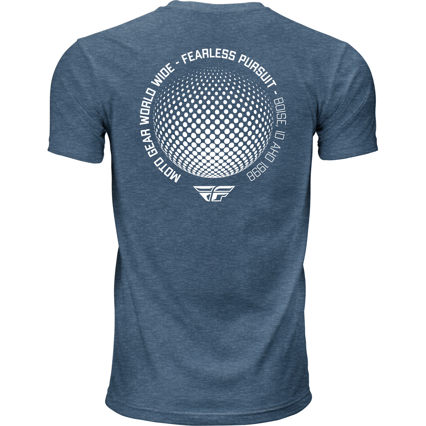 Fly Worldwide Tee Blue Md