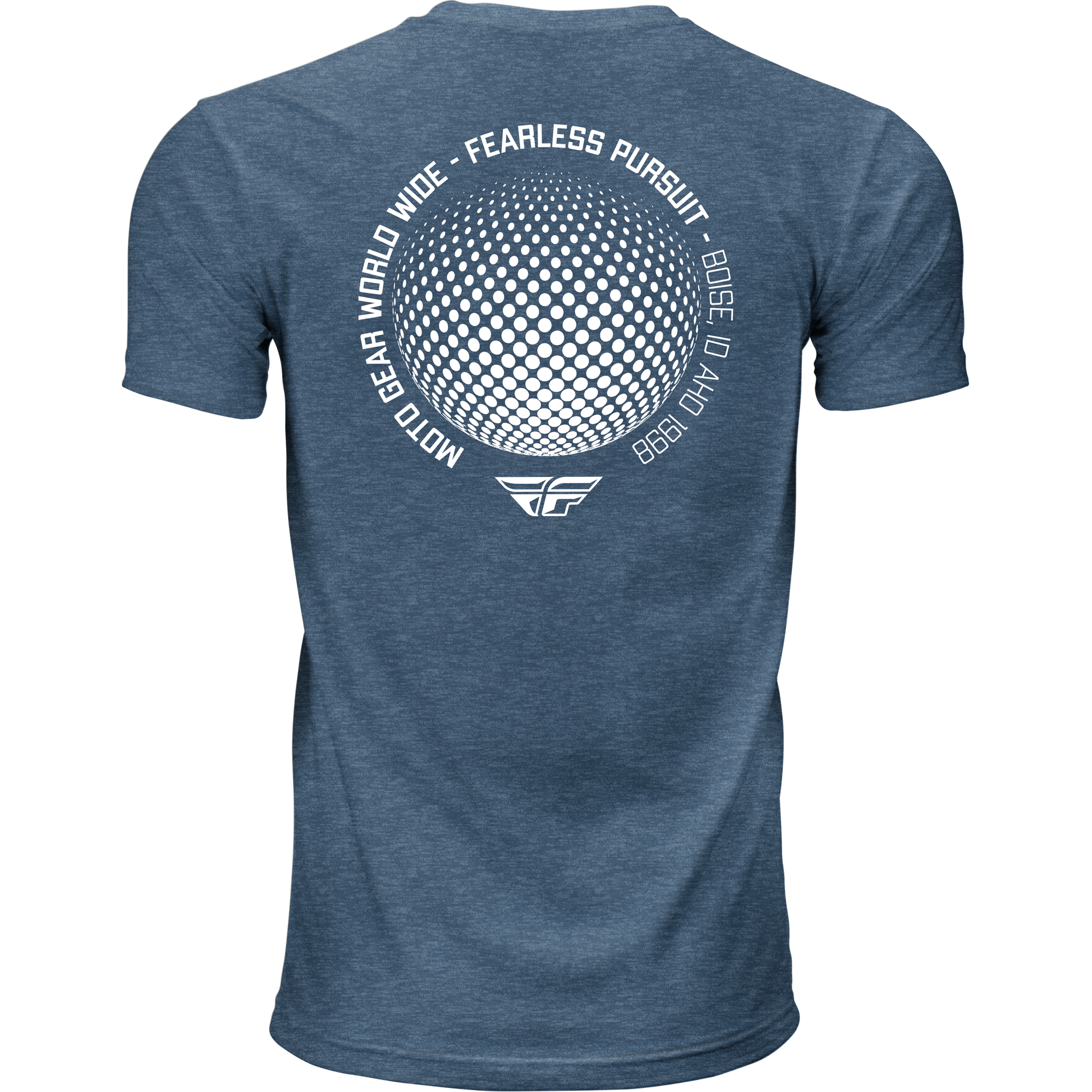 Fly Worldwide Tee Blue Md