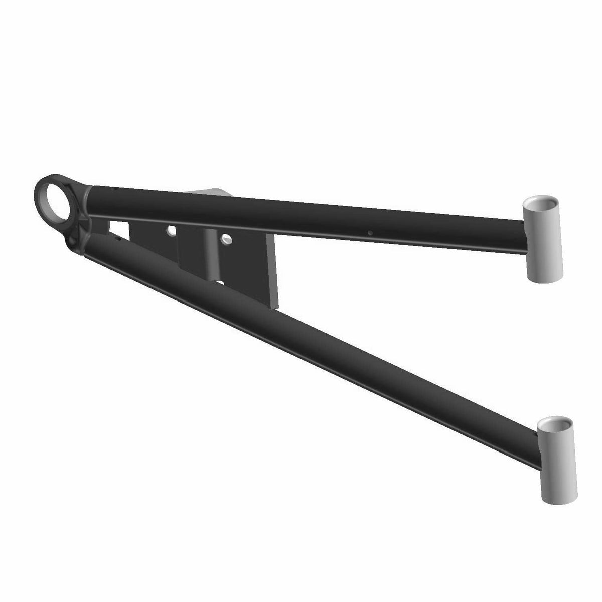 Polaris Ranger Control Arm, Front, Upper, Left Side, Medium Gloss Medium Gloss Black, Genuine OEM Part 1018197-067, Qty 1