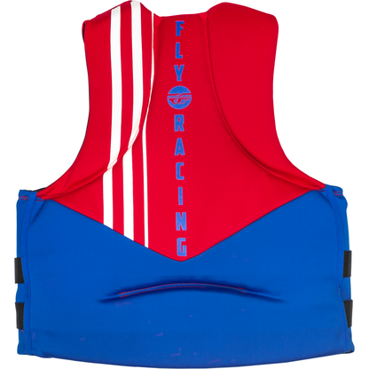Neoprene Flotation Vest Red/White/Blue 3x