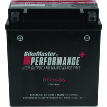BikeMaster Battery - BTX16-BS