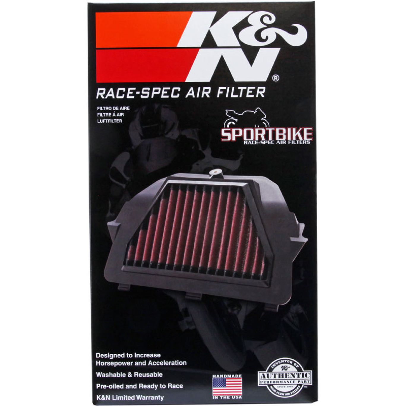 K&N 11-13 Suzuki GSXR600/GSXR750 Race Specific Air Filter