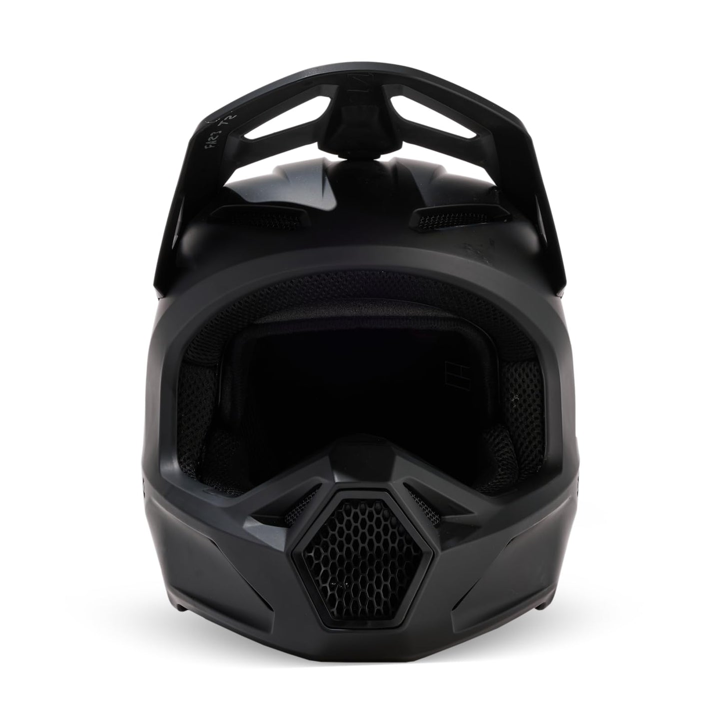 Fox Racing V1 MOTOCROSS HELMET, MATTE BLACK, X-Small