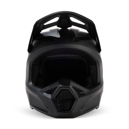 Fox Racing V1 MOTOCROSS HELMET, MATTE BLACK, X-Small