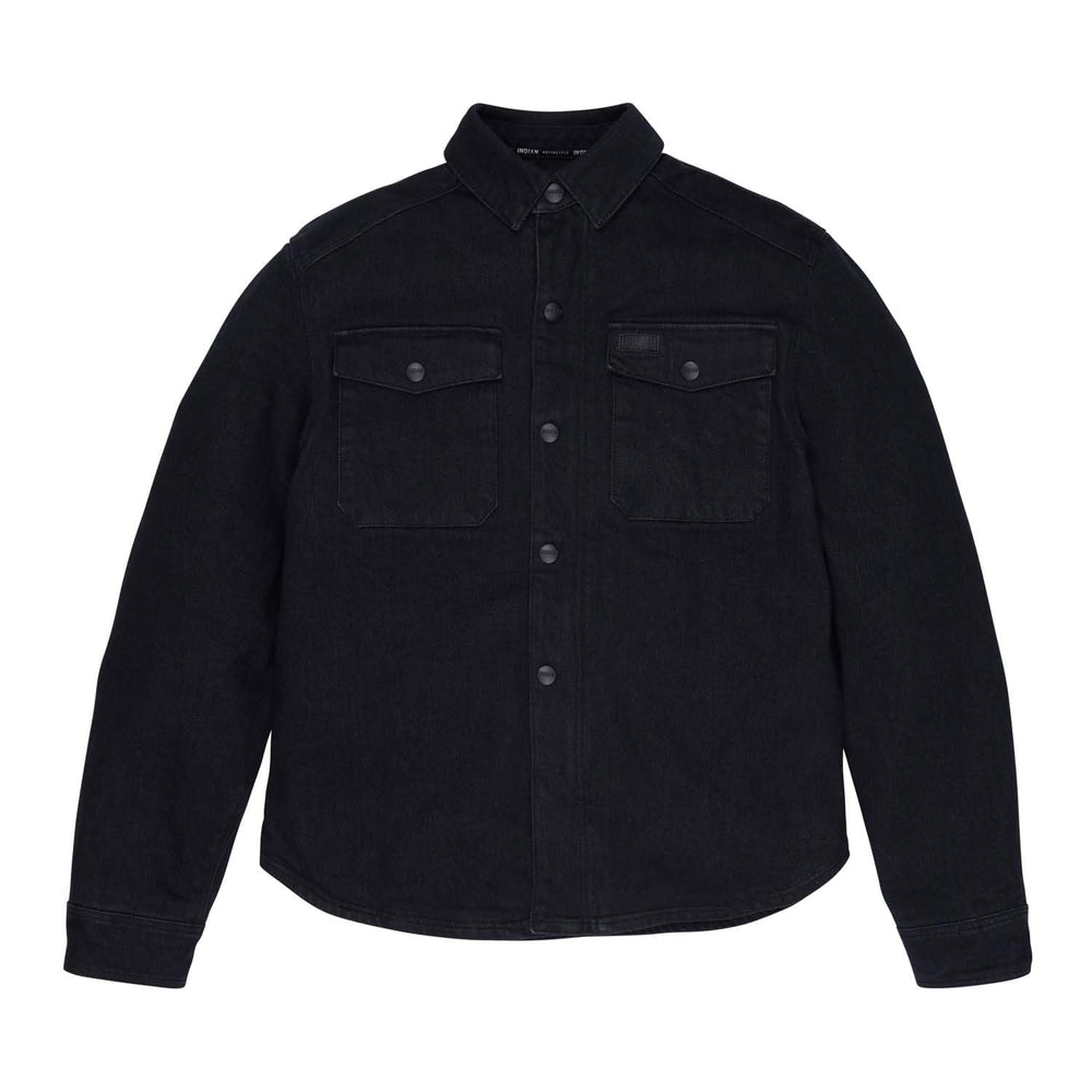
                      
                        Indian Motorcycle Men's Canyon Denim Overshirt, Black - 3XL - 283336314
                      
                    