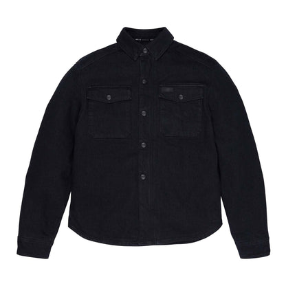 Indian Motorcycle Men's Canyon Denim Overshirt, Black - 3XL - 283336314