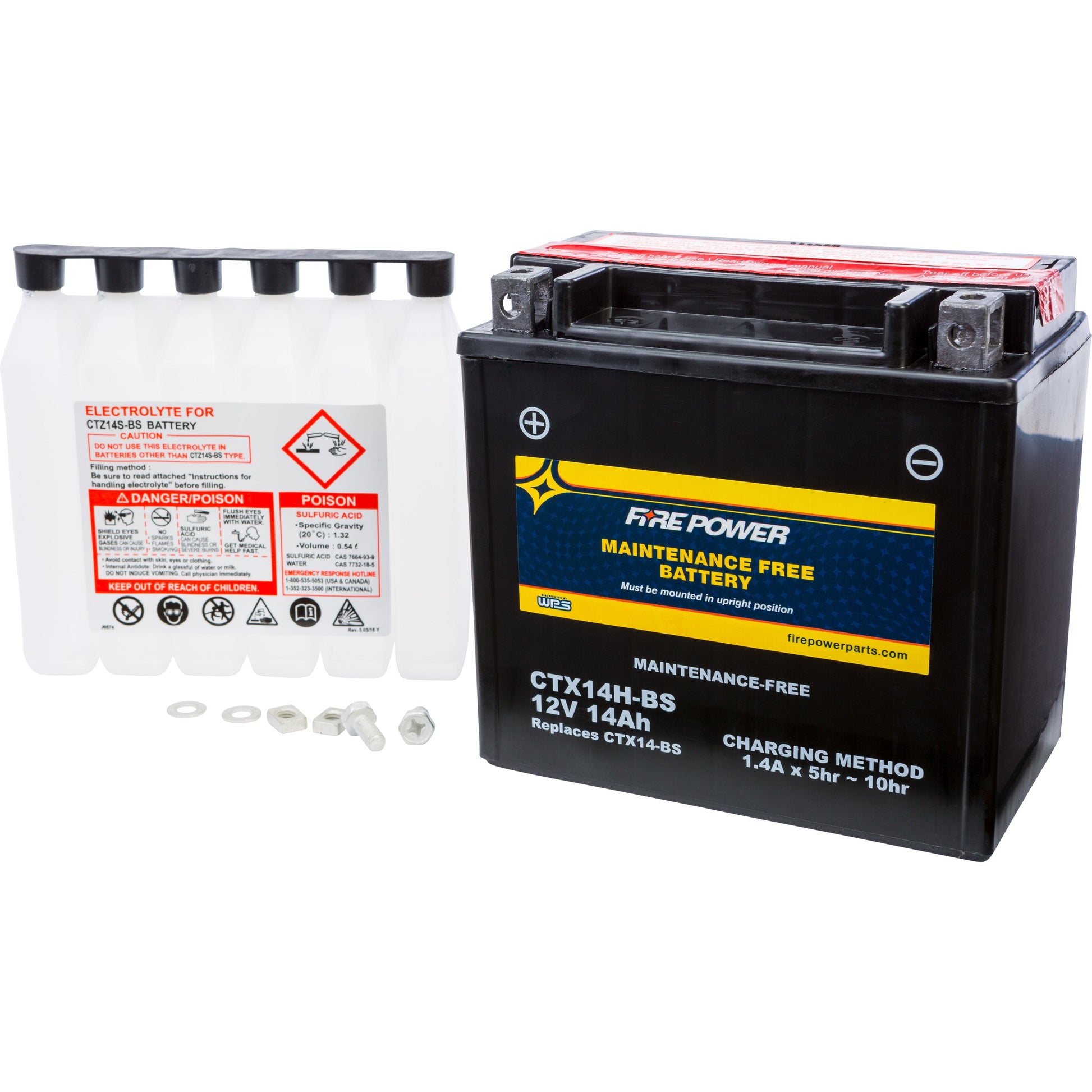 Battery Ctx14h Bs Maintenance Free