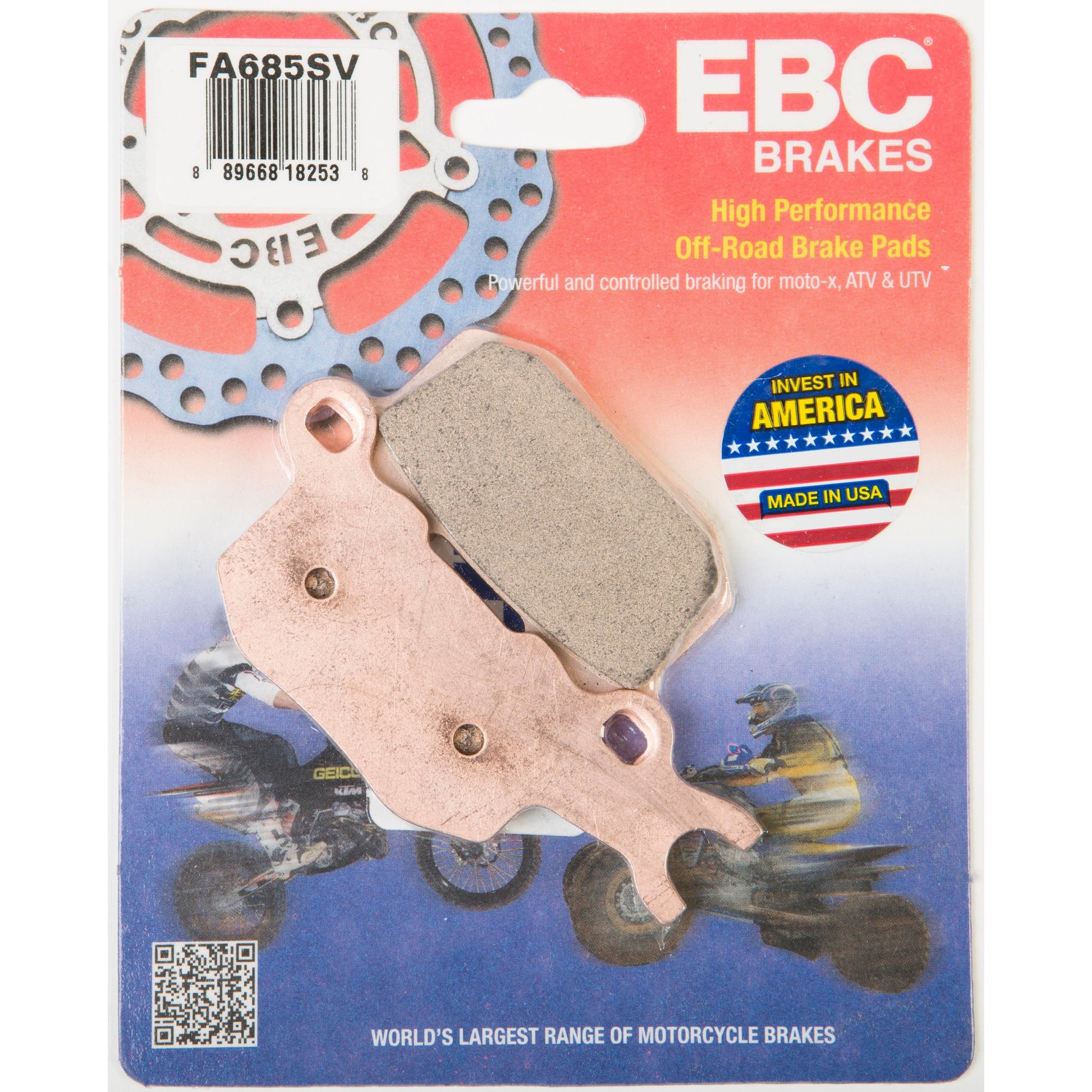 Brake Pads Fa685sv Severe Duty Sv Series