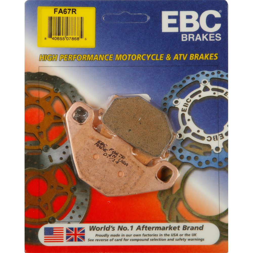 Brake Pads Fa67r Sintered R Series