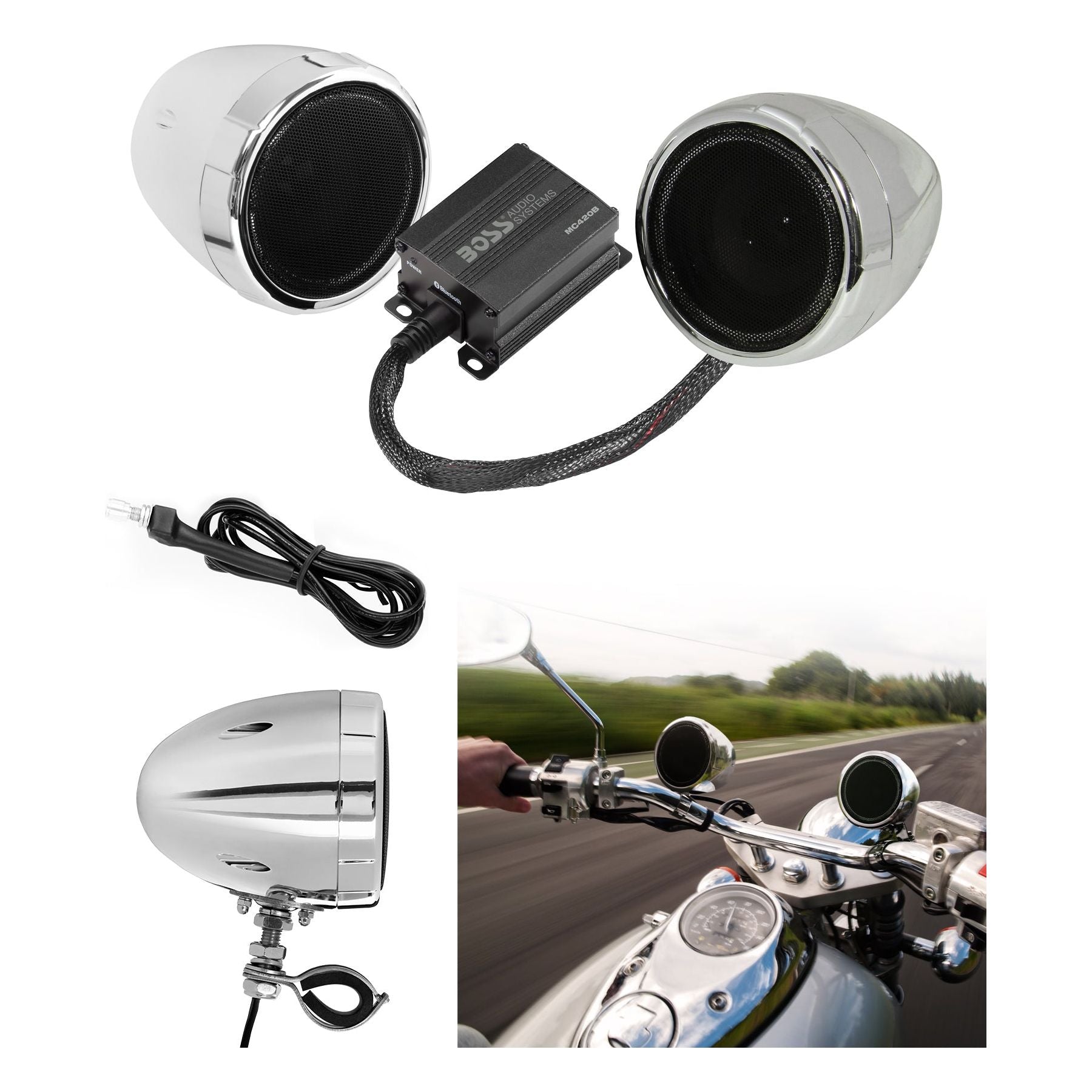 600w Bluetooth All Terrain Sound System Chrome