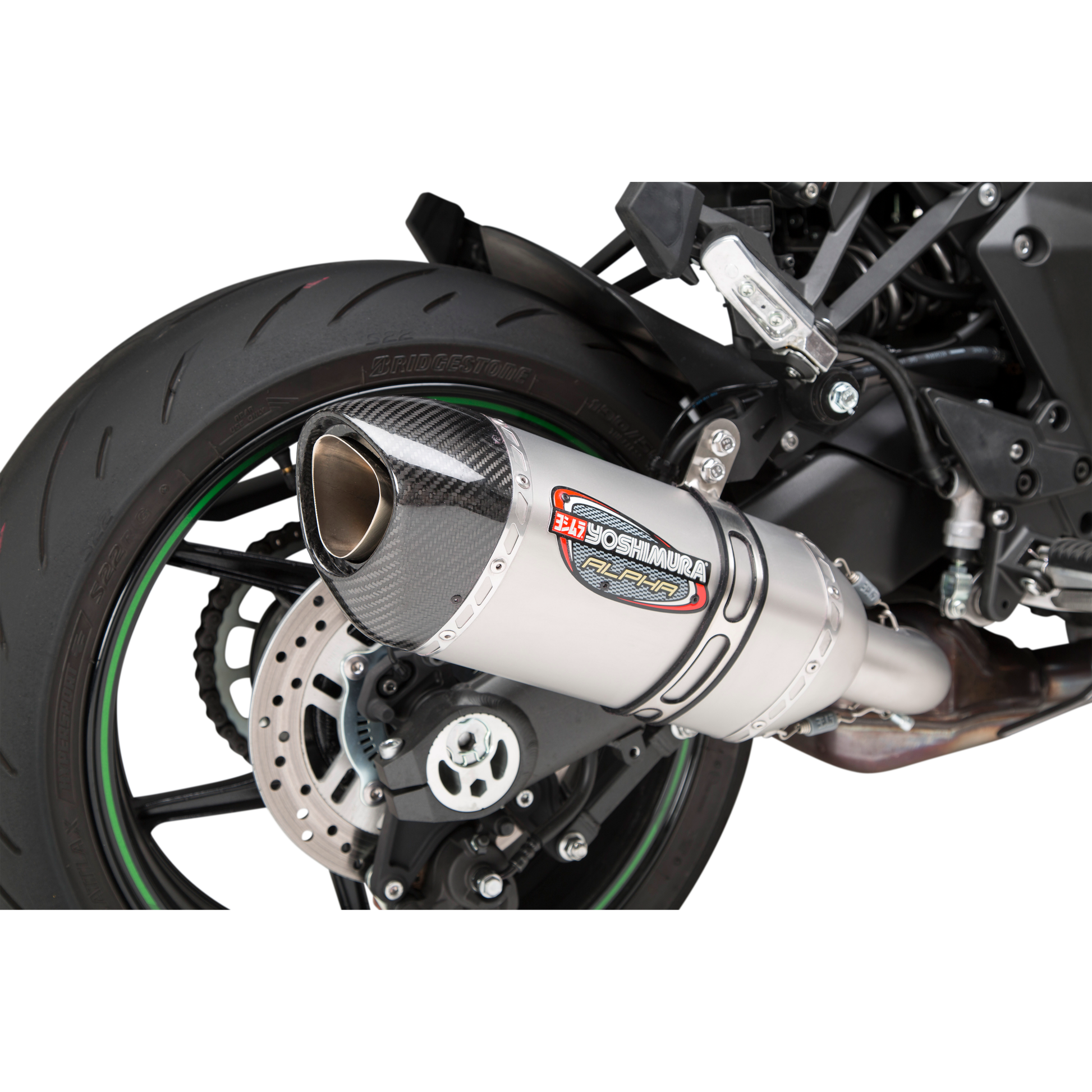 Exhaust Street Alpha Slip On Ss/Ss Kaw