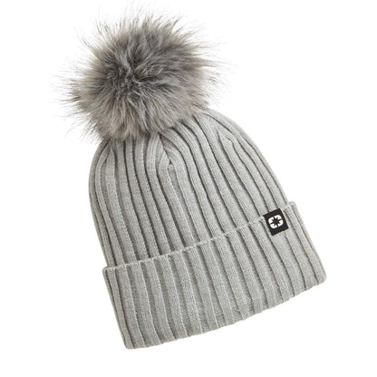 Polaris ATV Women's Removable POM Beanie Gray