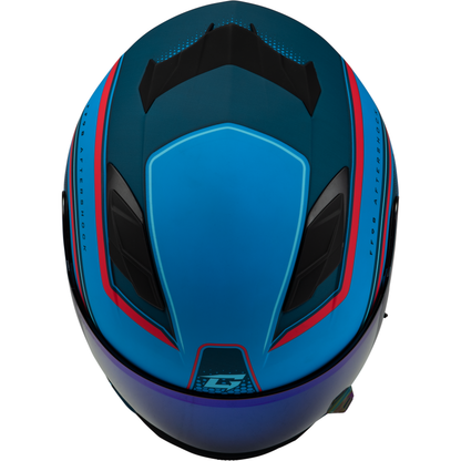 Ff 98 Aftershock Helmet Matte Blue/Red 3x