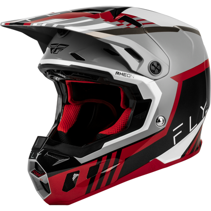 Youth Formula Cc Strike Helmet Grey/Red/Black/White Yl