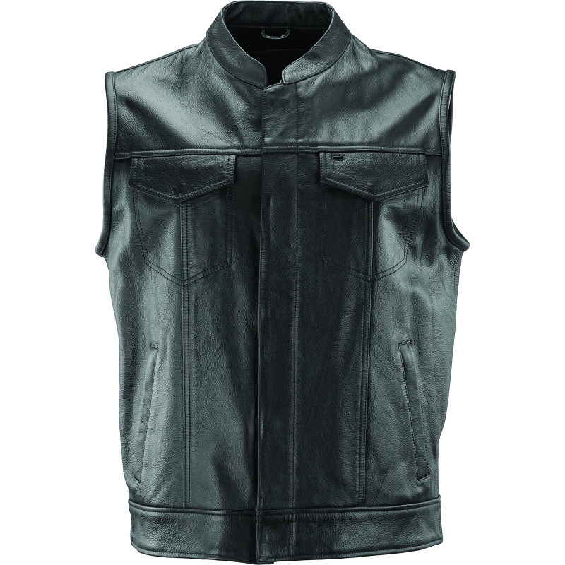 Kuryakyn Leather By River Road Vandal Club Vest Black - 3XL