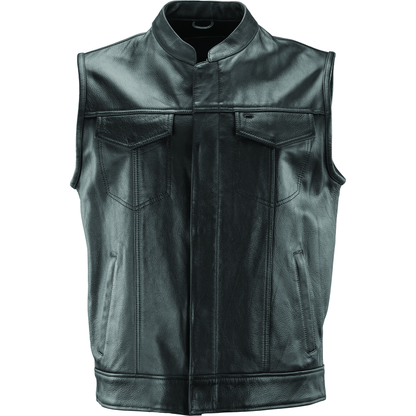 Kuryakyn Leather By River Road Vandal Club Vest Black - 3XL