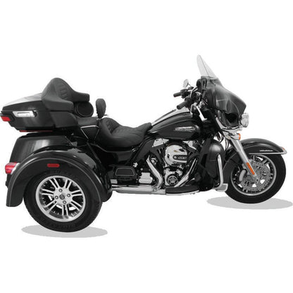 Mustang 08-21 Harley Electra Glide, Rd Glide, Rd King, Str Glide Touring 1PC Seat Deluxe - Black