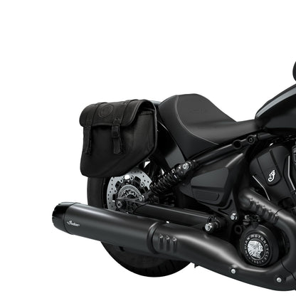 Indian Motorcycle Saddle Bag Right-Hand for Specific Scout Models, Black Waterproof Motorcycle Side Bag, Powersports Saddle Bags for Motorcycle Storage, Qty 1-2890284-VBA