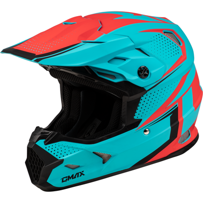 Mx 96 502 Helmet Matte Blue/Red  Sm