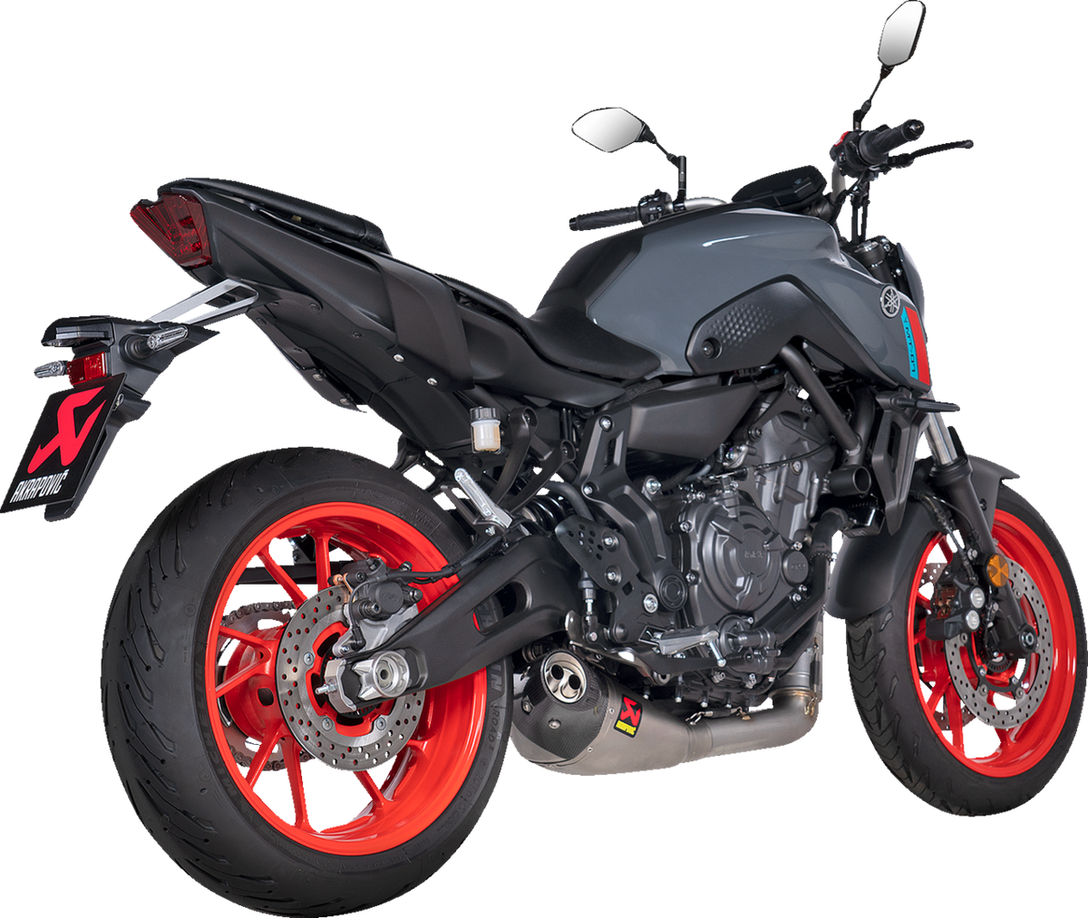 AKRAPOVIC Racing Line Exhaust System - Titanium - Yamaha MT-07/XSR 700 S-Y7R8-HEGEHT/1