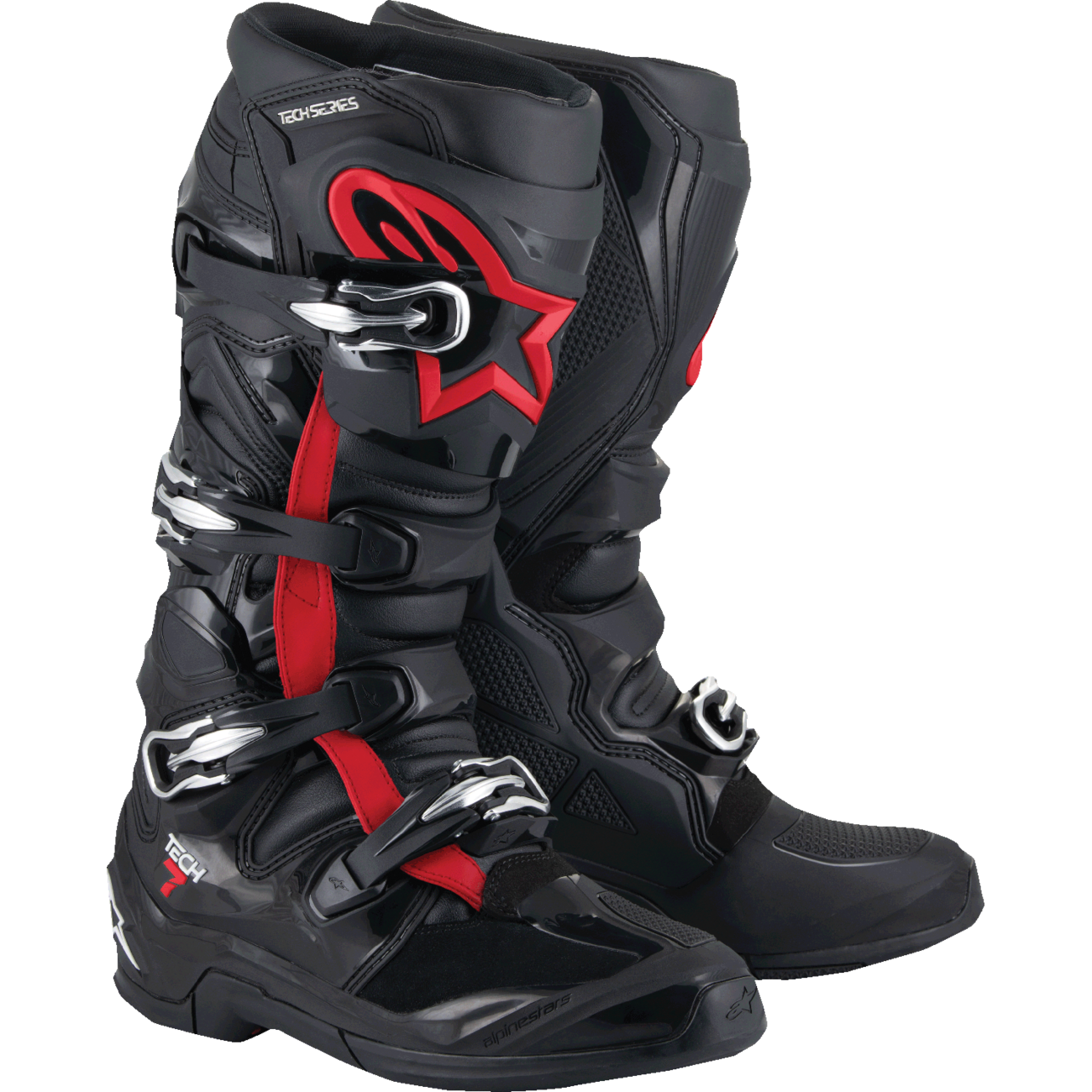 ALPINESTARS Tech 7 Boots - Fluorescent Red/Black - US 12 / EU 47 2012025-1030-12
