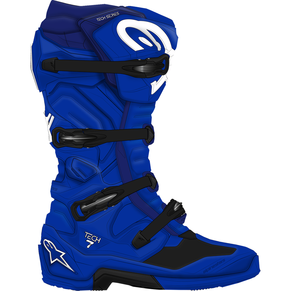 ALPINESTARS Tech 7 Boots - Blue - US 7 / EU 40.5 2012025-70-7