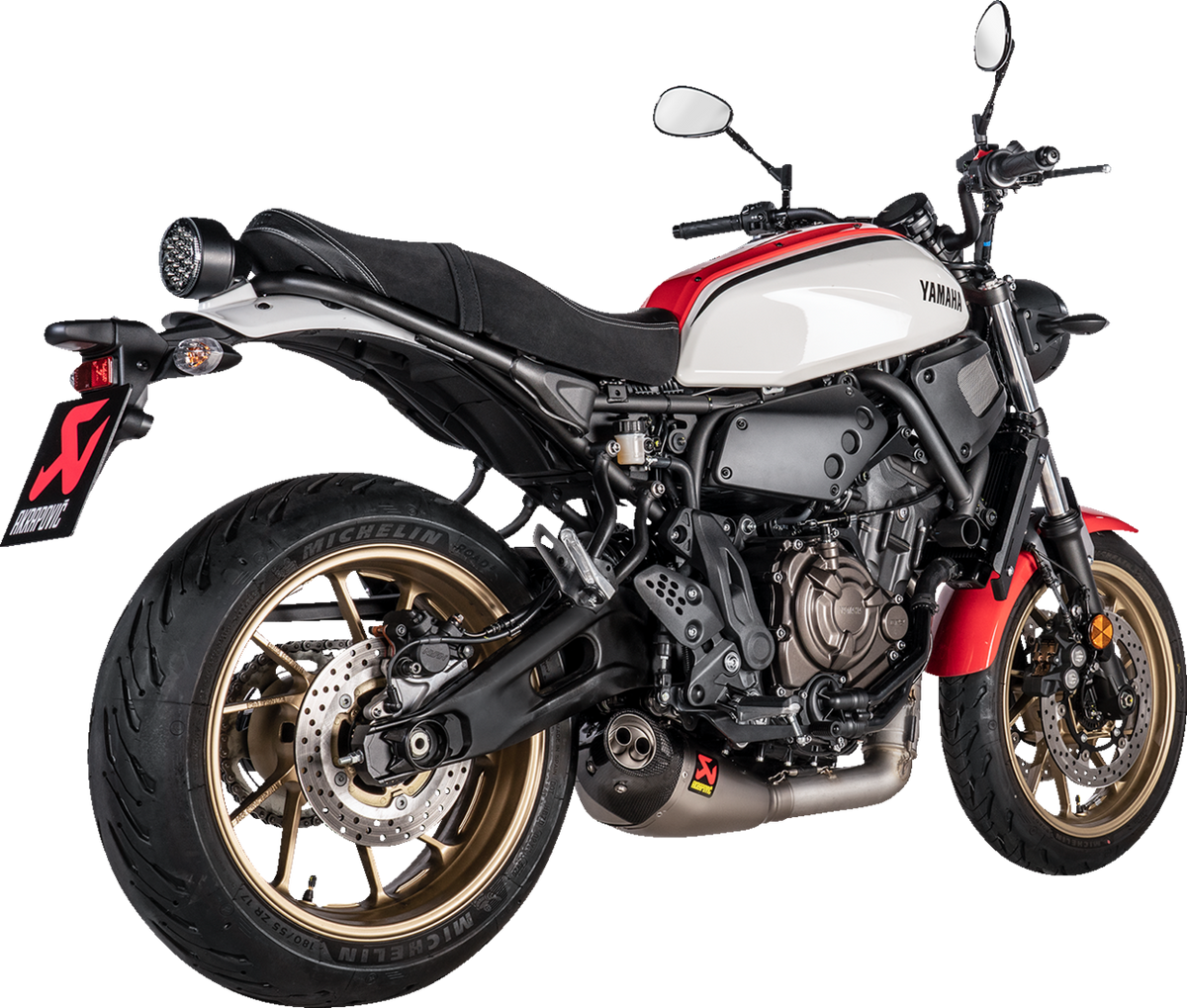 AKRAPOVIC Racing Line Exhaust System - Titanium - Yamaha MT-07/XSR 700 S-Y7R8-HEGEHT/1