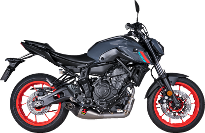 AKRAPOVIC Racing Line Exhaust System - Titanium - Yamaha MT-07/XSR 700 S-Y7R8-HEGEHT/1