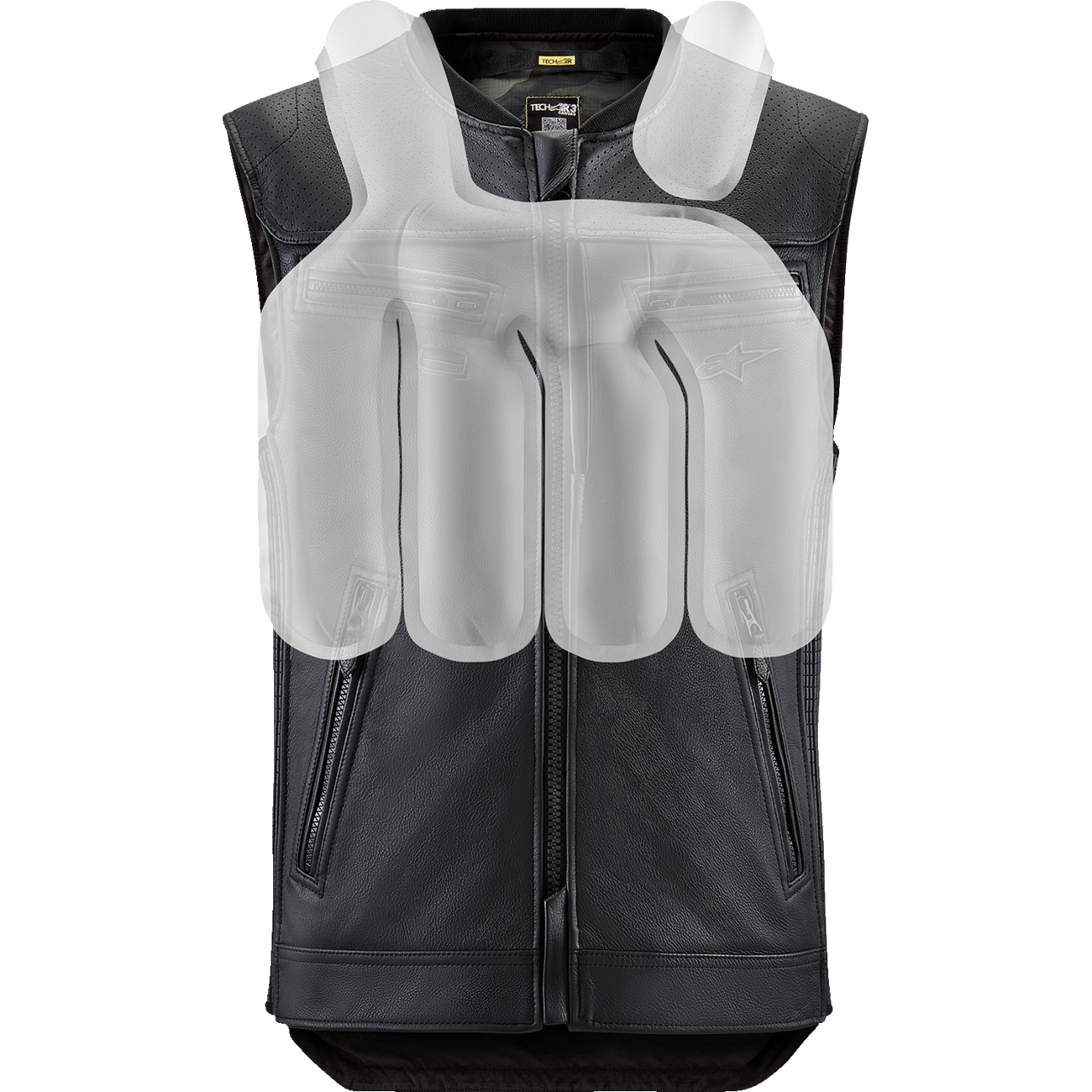 ALPINESTARS TECH-AIR Tech-Air? 3 v2 Canvas Vest - Black - Small 6505125-10-S