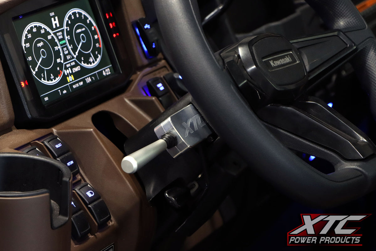 Auto Turn Signal Kit W/ Billet Lever And Front Drl Lights Kaw