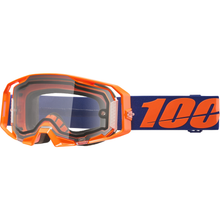 Armatic  Enduro Moto Goggle Neon Orange Clear