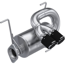 Dual Slip On Center Out W/ Performance Muffler Cf Tip