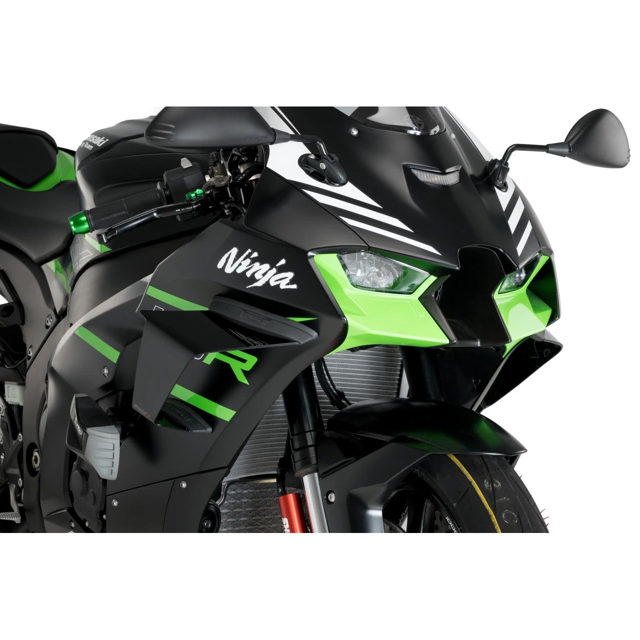 Race Side Spoilers Black Kaw