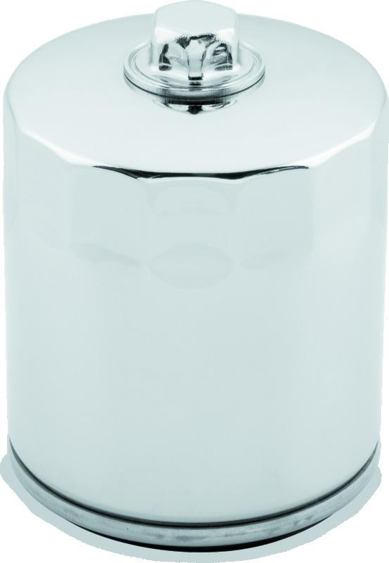 Twin Power M8 Chrome Oil Filter With Nut Replaces H-D 62700297