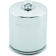 Twin Power M8 Chrome Oil Filter With Nut Replaces H-D 62700297