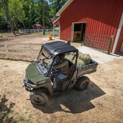 Polaris RANGER Roof Lock & Ride Sport, Poly, Black, 3-Seat Combination, Sun Visor for Specific 1000, XP 1000, 570, XP 570, XP 900, XP Kinetic, Pro XD Models and More, Weather Protection - 2882911