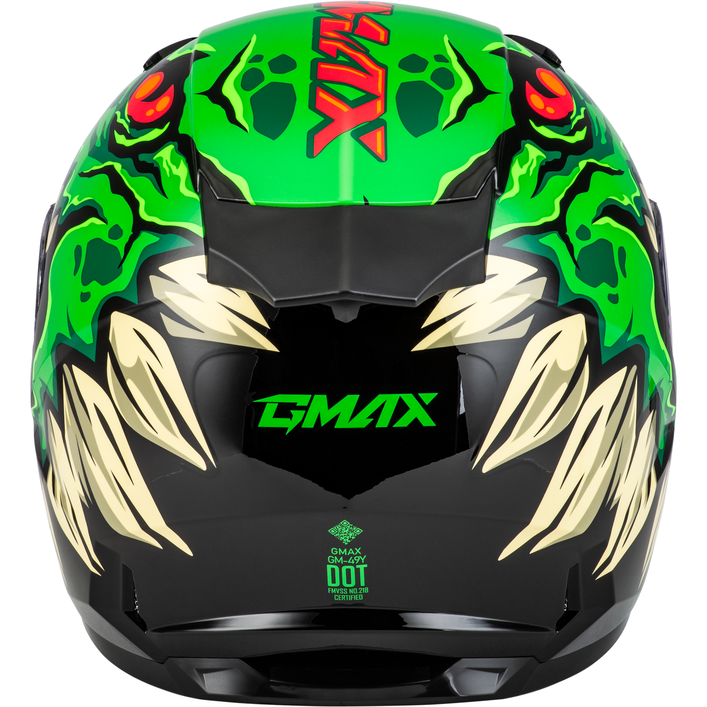 Youth Gm 49y Drax Helmet Green Ym
