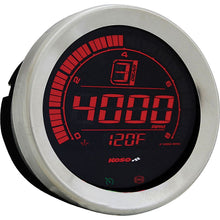 Hd 02 Series Gauge Kit Silver Bezel Oil Temp
